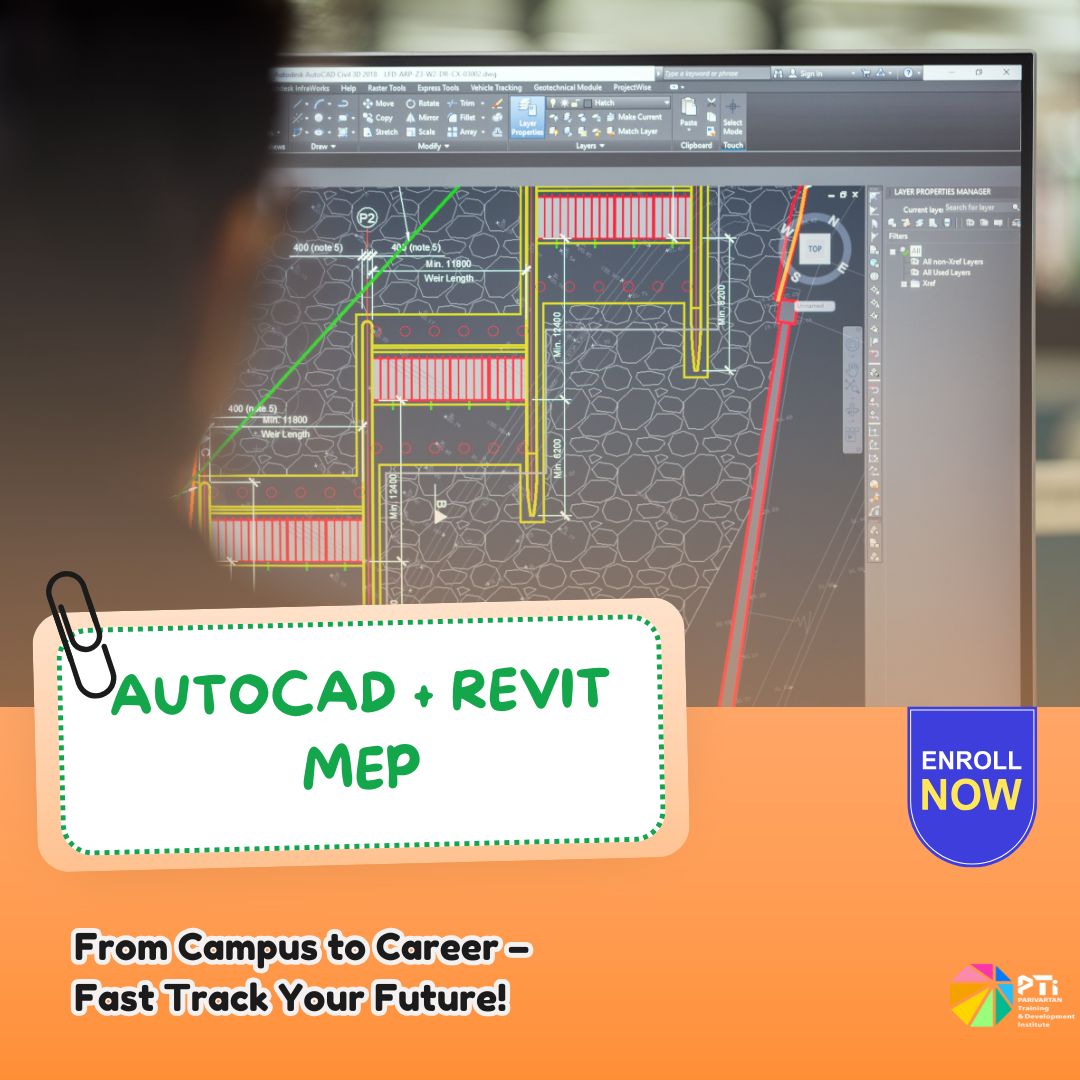 AutoCAD + Revit MEP Courses by PTI in India