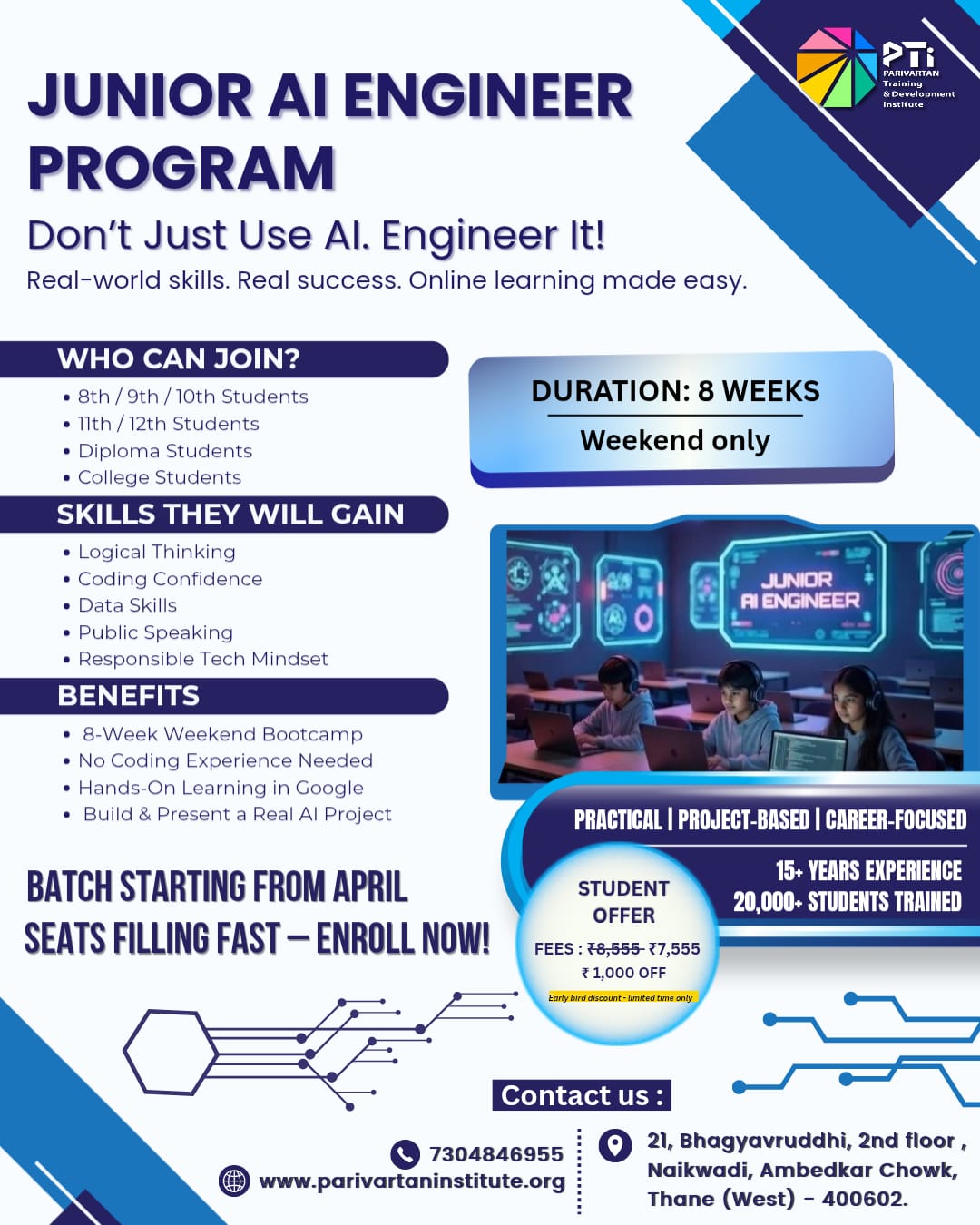 Junior AI Engineer Course for Students