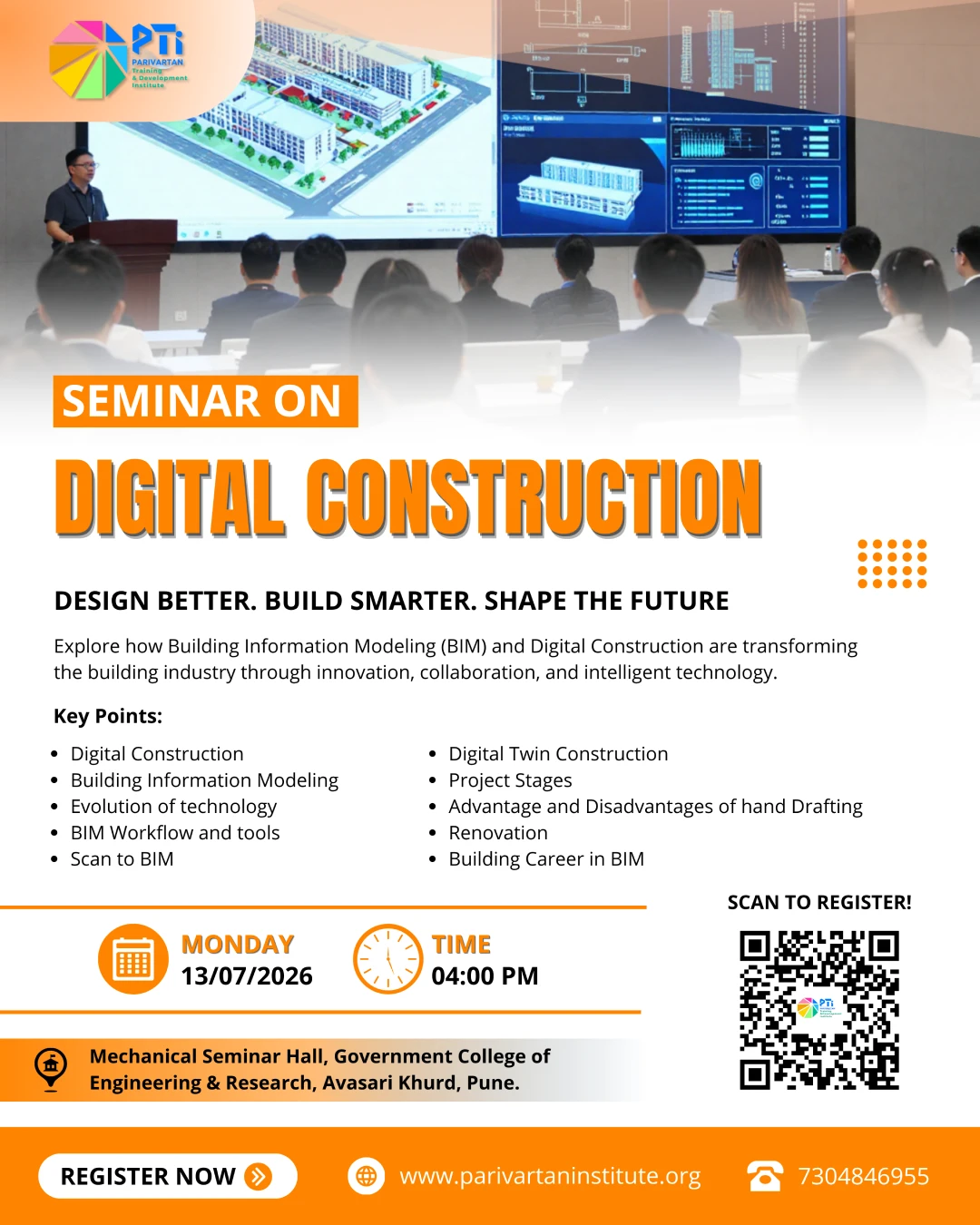 Seminar on Digital Construction at Pune
